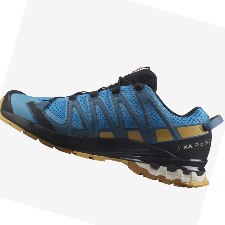 Salomon XA PRO 3D v8 Trail Futócipő Férfi Kék | HU 2098GSO